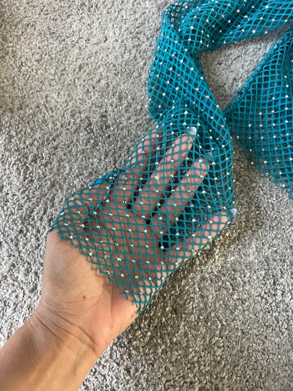 Mesh Rhinestone Top bin 6 - Picture 3 of 5